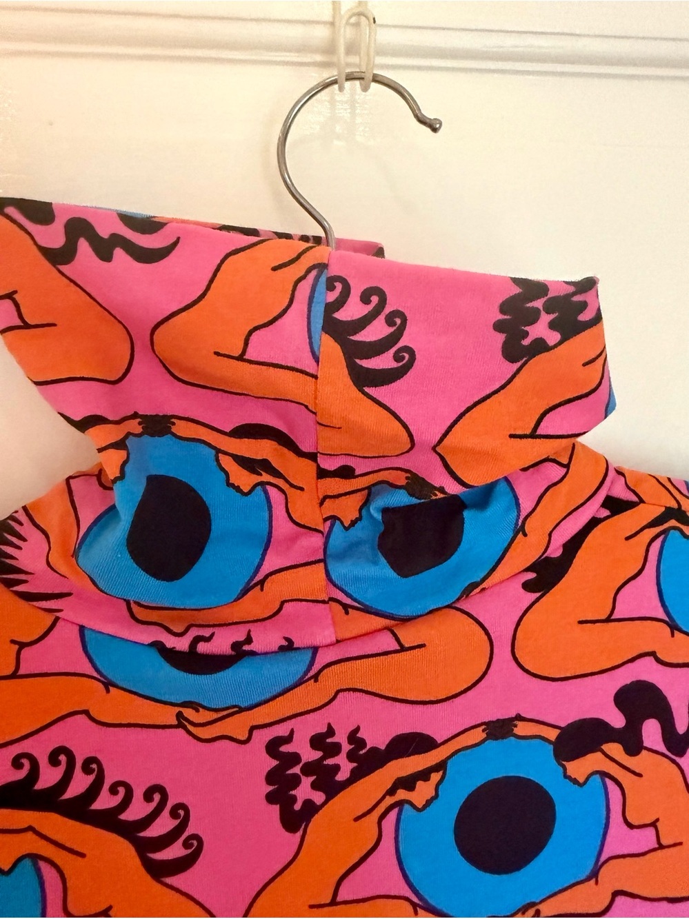 NWT Nooworks Psychedelic Eyes Turtleneck Top [Medium] - Picture 2 of 6
